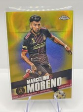 2022 Topps Chrome MLS Gold Refractor #151 Marcelino Moreno - Atlanta United /50 picture