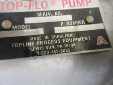 Topline Top-flo Stainless Steel Pump 564S0561515 Model # : (114-MD-56C Used picture