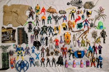 DC Comics Marvel Mixed Lot Action Figures Accessories Batman Joker Spider-Man picture