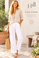 J.Jill Women's Love Linen, White Regular Size XS, Casual Chic Boho Fall Outfits picture
