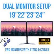 Dual Major Brand Monitor 19