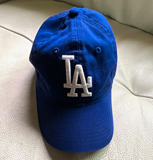 New Era Los Angeles Dodgers Youth 9TWENTY Adjustable Cap Hat Blue/White picture