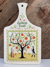 VTG 1965 Berggren Lyckans Trad Wood Plaque Wall Hanging Good Luck Tree Skandy picture