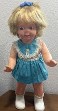 Vintage 1967 MATTEL BABY WALK 'N SEE DOLL WALKS -WORKS .HTF First Steps picture