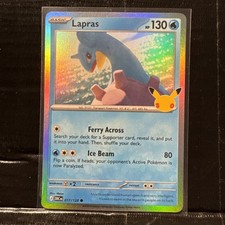 LAPRAS 017/128 30TH ANNIVERSARY HOLO picture