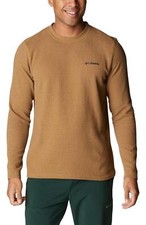 Columbia Men's Pine Peak II Waffle Long Sleeve Crew Shirt (Delta Heather) NEW picture