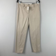 Talbots The Perfect Chino Pants Size 4 Beige Straight Leg Full Length picture