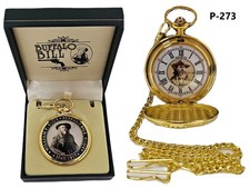 Buffalo Bill Cody Commemorative Pocket Watch | Wild West Collector Gift picture