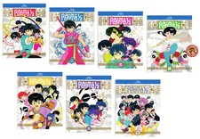 Ranma 1/2 , Vol #1-7 BLURAY Collectors Bundle (Eps #1-161) w/ Slipcovers picture