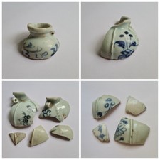 c.1350 Yuan Dynasty Blue and White Jar Jarlet Porcelain Ceramic China Antique picture