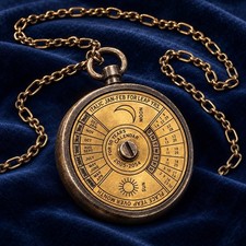 VINTAGE STYLE PERPETUAL CALENDAR NECKLACE 24