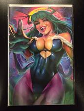 Darkstalkers X Street Fighter Blood Throne #1 Morrigan Exclusive Variant 223/450 picture