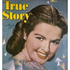 Vintage True Story Magazine Mar 1947 Cover By Edward Patston Great Ads Stories picture