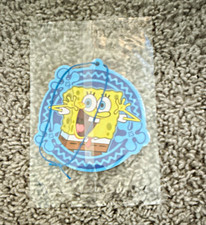 SpongeBob SquarePants Blue & Yellow Plastic Character Keychain unopened ￼ picture