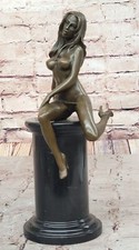 Signed Handcrafted Original Mavchi Provocative Masterpiece Sculpture Nude Statue picture