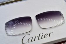 Cartier Smoke gradient diamond cut lenses ct0287o ct0464o ct0439s Sunglasses picture