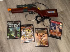 Play TV Huntin' 2 BuckMasters Plug-N-Play Hunting Gun untested bundle w 4 games picture