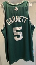 Kevin Garnett Boston Celtics Authentic NBA Jersey 44 L Adidas KG Big Ticket #5 picture