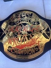 1999 FIGS TOY CO ECW TAZ EDITION WORLD CHAMPIONSHIP REPLICA WRESTLING BELT picture