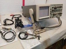 Vintage GoldStar  Oscilloscope w/ Probes Leads Manuals Powers On OS-9020G 20MHz picture