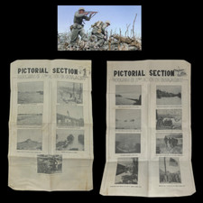 WWII Cpl. Osburn 902nd F.A. 77th Division Okinawa PTO Pictorial Combat Update picture