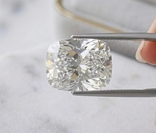 AAA+ 3 CT Cushion Cut, D-E Color VVS1 Clarity Diamond 8x10 MM Gemstone+ Gift picture