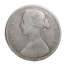 1862 GREAT BRITAIN ONE PENNY OLD BRONZE COIN QUEEN VICTORIA KM 749 picture