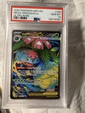 Mega Venusaur ex Pokemon Mega Evolution 155/132 Ultra Rare PSA 10 picture
