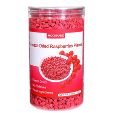 Freeze Dried Raspberries Pieces 7.05Oz/200G, Natural Fruit & No Additives picture