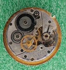 Lot M575 Mens Elgin 647 Bal Rotates Manual Wind old Movement Vintage Watch Parts picture
