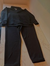 SPANX MEDIUM 2 PIECE BLACK - SMALL CUFF BOTTOM picture