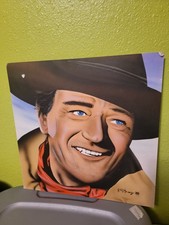 Vintage 1980s John Wayne Artwork The Duke 1989 Art On Illustration Board 15x15