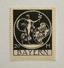 GERMANY - GERMAN COLONIES Bayern “Bavaria” Stamp - Mint Hinged picture