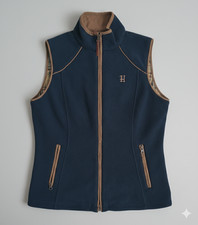Harkila Sandhem Ladies Fleece Waistcoat Dark Navy Melange Sizes M picture