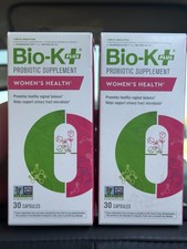 2 pk Bio-K Plus Probiotic Women's Health 30 Capsules Vegan Non-GMO Exp 28DEC2026 picture