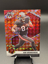 Panini Mosaic 2021 Rob Gronkowski Tampa Bay Buccaneers Red Mosaic Prizm #188 picture