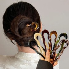 Women U Shaped Hairpin French Style Hair Pin Hair Stick Hair Fork Stick Pins NEW picture