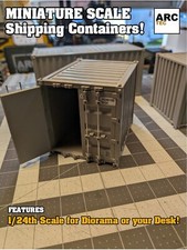 Miniature Shipping Container at 1/24th Scale for RC Construction picture