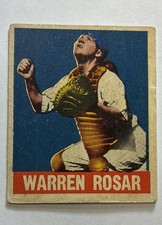 1948-49 Leaf - Buddy Rosar #128 White Triangle Bottom Right of Picture;... picture