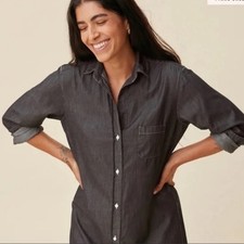 Grayson The Hero Button Up Frank & Eileen Washed Black Size 2 (Small) picture