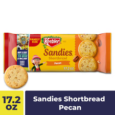 Keebler Sandies Pecan Cookies, Shortbread Cookies with Crunchy Pecans 17.2 oz picture