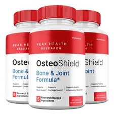 OsteoShield Capsules, Max Strength Formula for Bone & Joint Support (3 Pack) picture