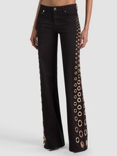 alice olivia ROXIE GROMMET JEAN $ 795 Size 28 picture