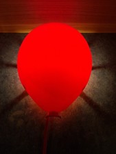 Vntg IKEA Dromminge Red Balloon Wall Light Fixture Children Decor-11