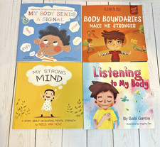 SEL Feelings & Body Awareness Book Lot (4) Body Boundaries Strong Mind Therapy picture