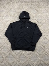 Supreme X Nike Zip Up Hooded Sweatshirt Black Size M picture