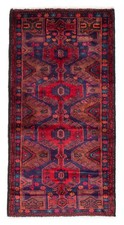 Vintage Traditional Hand-Knotted Area Rug 3'6