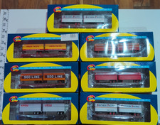 Lot of 7 Athearn HO Southern Pacific SP TOFC Flatcars 12 Trailers NOS picture