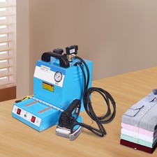 Electric Steam Iron with Boiler for Dry Cleaner Curtain Blue 110V Commercial picture