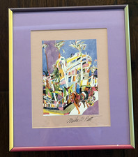 Miles Batt Charleston Spoleto 2001 Signed Print Metal Frame 13.25